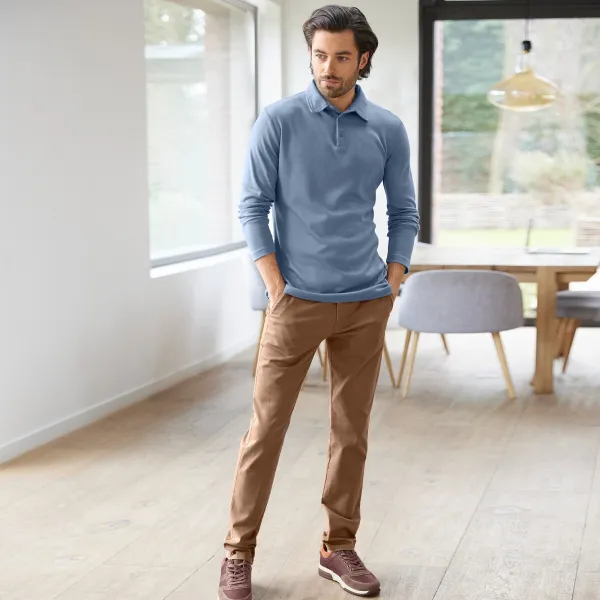 Gabardénové chino nohavice