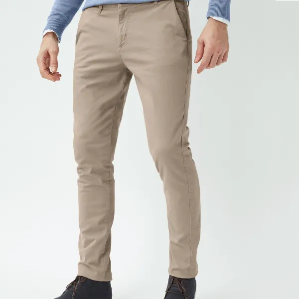 Gabardénové chino nohavice