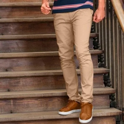 Gabardénové chino nohavice