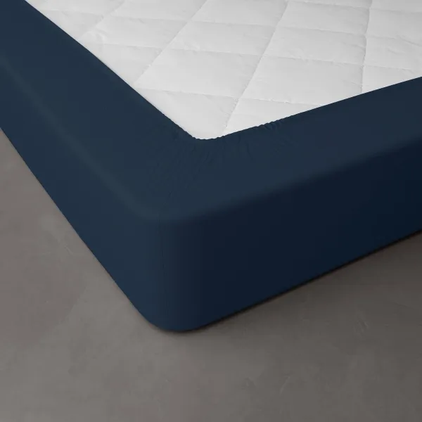 Jednofarebná napínacia plachta zn. Colombine® z džerseja s hĺbkou rohov 40 cm