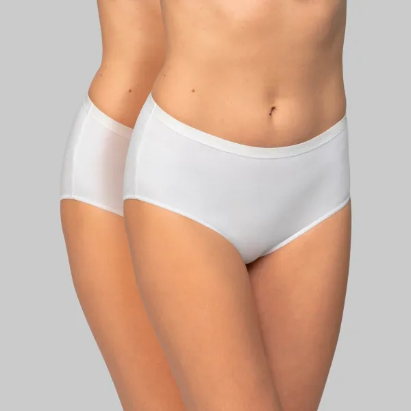 Súprava 2 midi nohavičiek Playtex® z bio bavlny