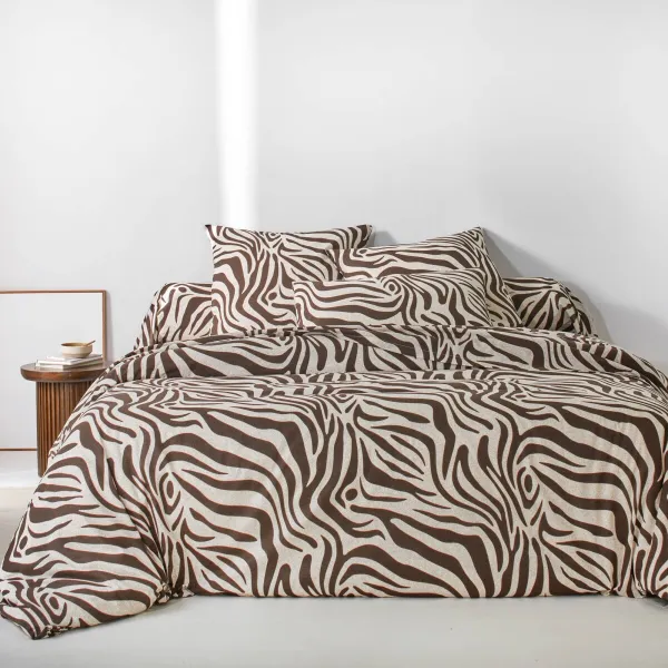 Posteľná bielizeň Zebra s potlačou, bavlna 52 vlákien/cm2