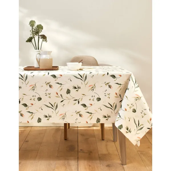 Voskovaný obrus s potlačou Floral