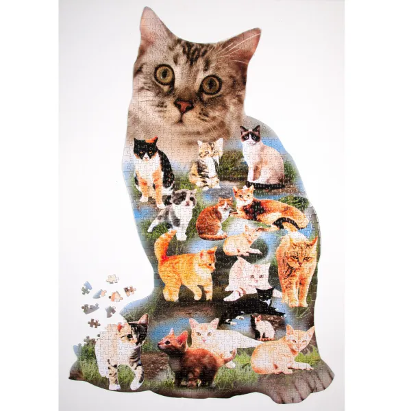 Puzzle mačky