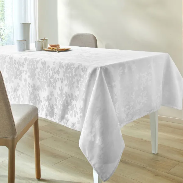 Žakárový obrus s motívom listov zn. Colombine®