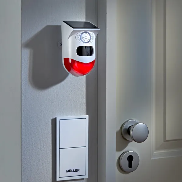 Bezdrôtový solárny alarm proti vlámaniu