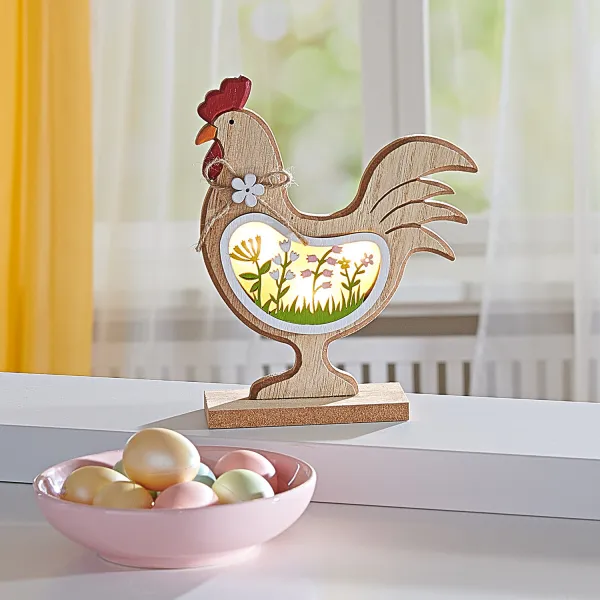 LED drevený kohútik Henry