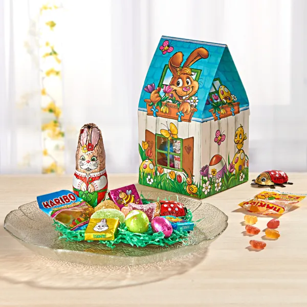 Domček Veľkonočný zajačik + sladkosti