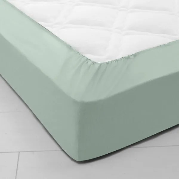 Bavlnená jednofarebná napínacia plachta zn. Colombine® s hĺbkou rohov 32 cm