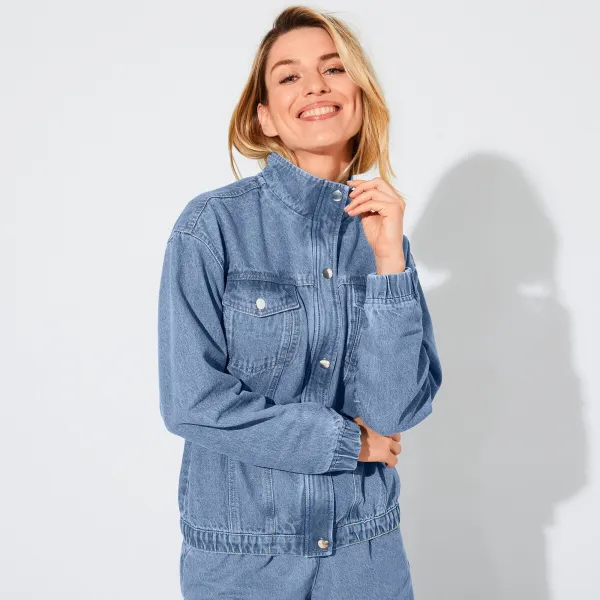 Džínsová oversize bunda
