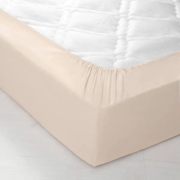 Bavlnená jednofarebná napínacia plachta s hĺbkou rohov 40 cm