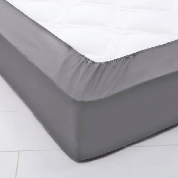 Bavlnená jednofarebná napínacia plachta s hĺbkou rohov 40 cm