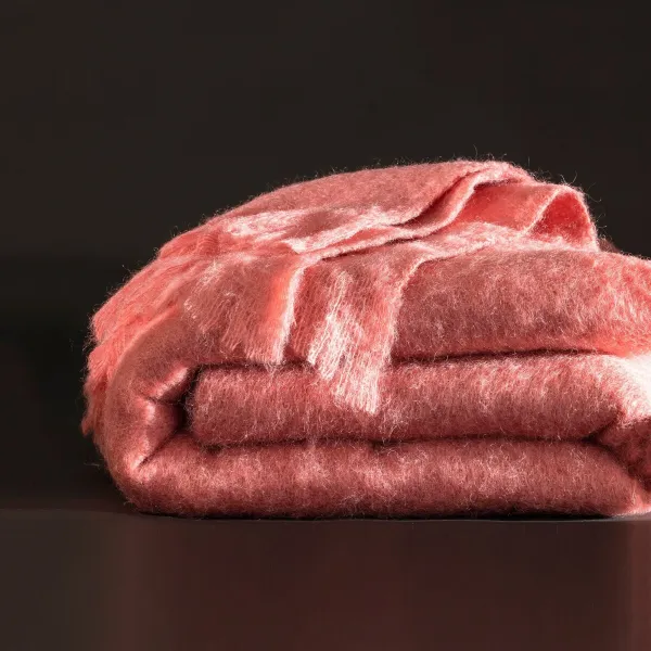 Mohérová vlnená deka Ourson® s kozou vlnou Angora