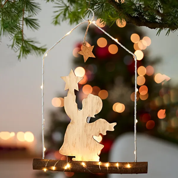LED závesná dekorácia Anjel