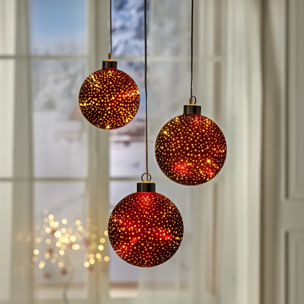 LED závesná guľa