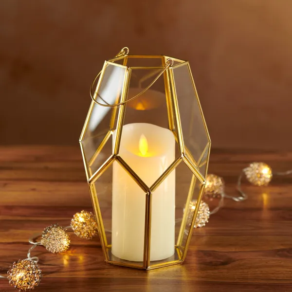 Lampáš s LED sviečkou