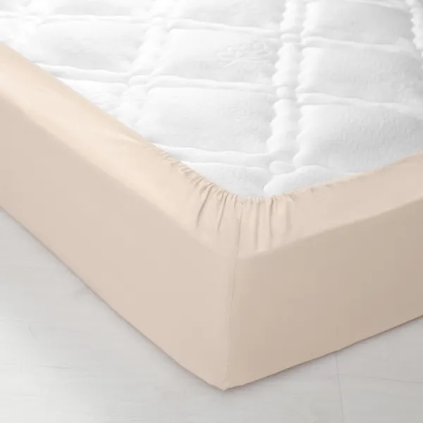 Bavlnená jednofarebná napínacia plachta zn. Colombine® s hĺbkou rohov 32 cm