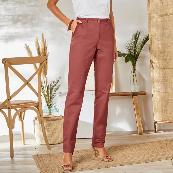 Chino macramé nohavice