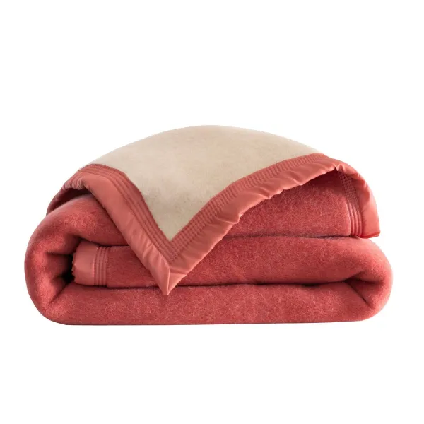 Dvojfarebná vlnená prikrývka 600g/m2