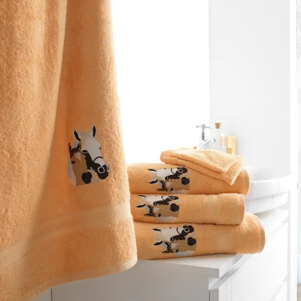 Froté kúpeľňový textil s výšivkou koní zn. Colombine®