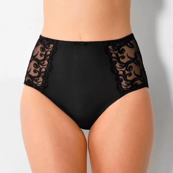 Zoštíhľovacie nohavičky Sienne zn. Confidence Lingerie® z mikrovlákna a vyšívaného tylu, súprava 2 ks
