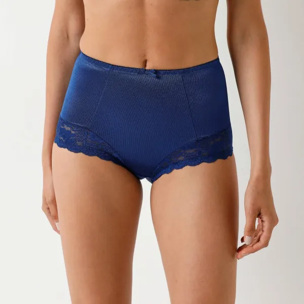 Súprava 2 zoštíhľovacích nohavičiek Avila  zn. Confidence Lingerie® zo saténového úpletu s čipkou