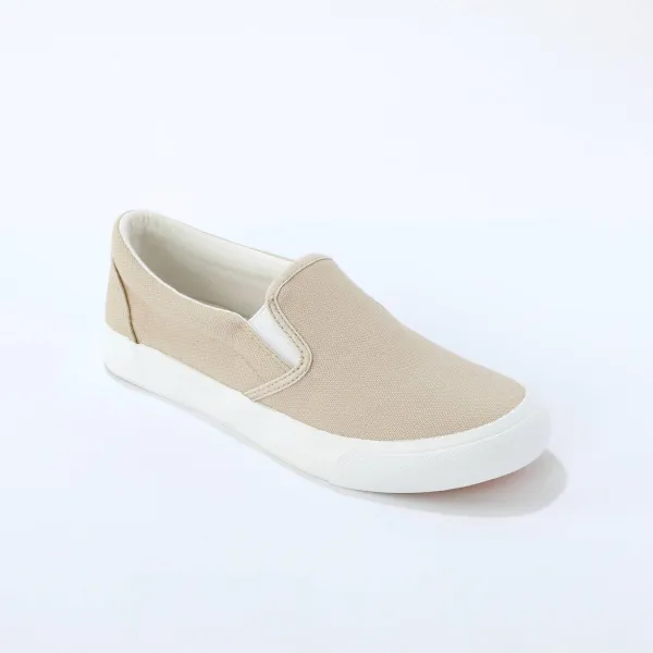Plátené slip on tenisky