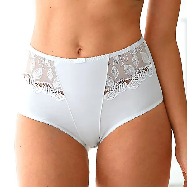 Súprava 2 zoštíhľovacích nohavičiek Rima zn. Confidence Lingerie® z mikrovlákna a vyšívaného tylu