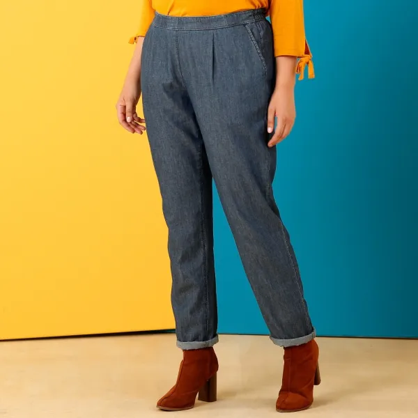 Chino denimové nohavice