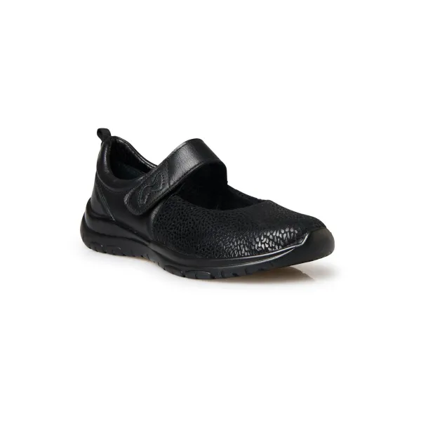 Sandále Pédiconfort® na suchý zips, z kože a textilu