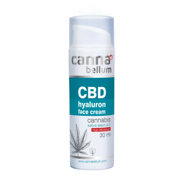 Pleťový krém s kyselinou hyalurónovou a CBD