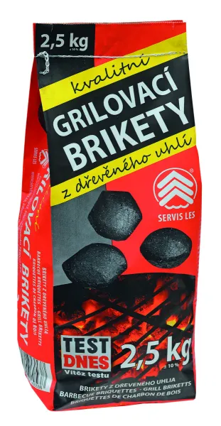 Grilovacie brikety 2,5 kg