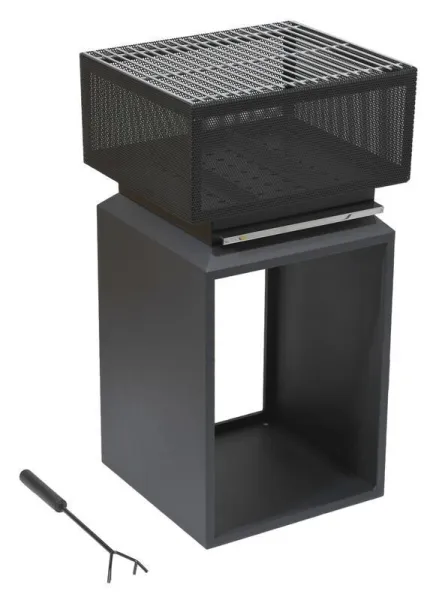 Ohnisko CUBE s grilovacím roštom