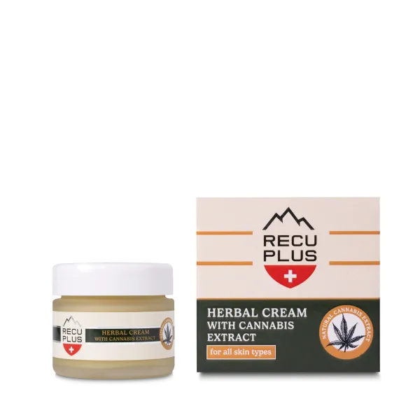 RECUPLUS bylinný balzam s extraktom z konopa 50 ml