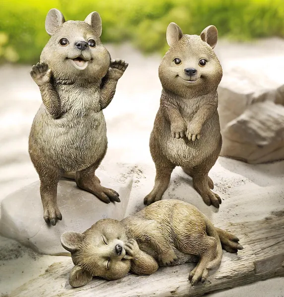 Dekoratívne figúrky Quokka, sada 3 ks