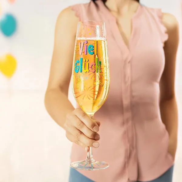 XXL pohár na sekt Veľa šťastia