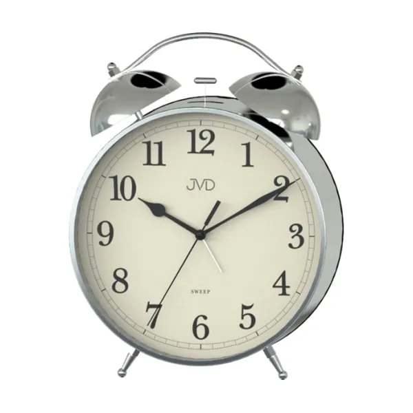 Veľký retro budík JVD SRP2107.1 (28 cm) s mechanickým zvonením