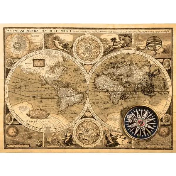 Fototapeta, Mapa, 315 x232cm