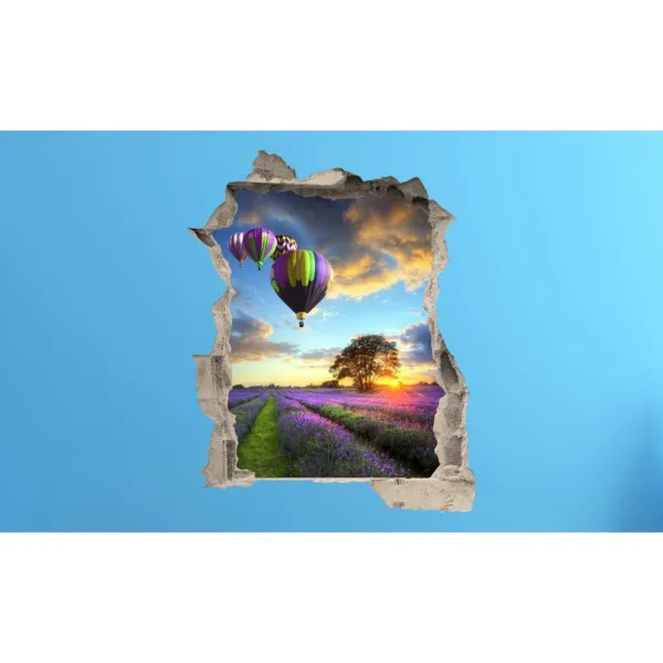 3D fototapeta, Levandulove pole 100 x120cm