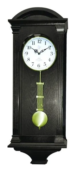 Drevené kyvadlové hodiny JVD N9317.1 s melódiami a nočným režimom, 69 cm