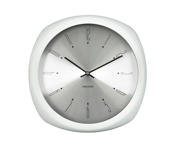 Nástenné hodiny Karlsson Aesthetic KA5626WH, 31cm