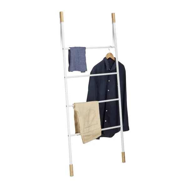 Vešiak / rebrík Ladder RD1852, 150cm, biely