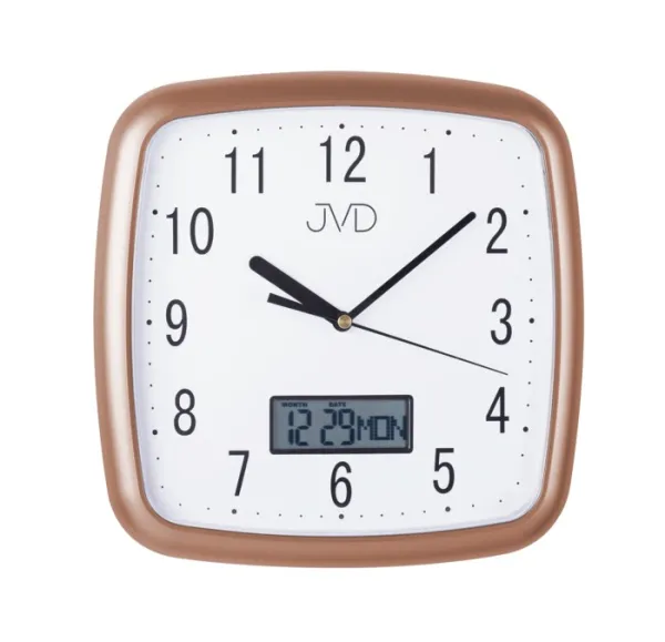 Nástenné hodiny JVD DH615.5, Rose 25cm