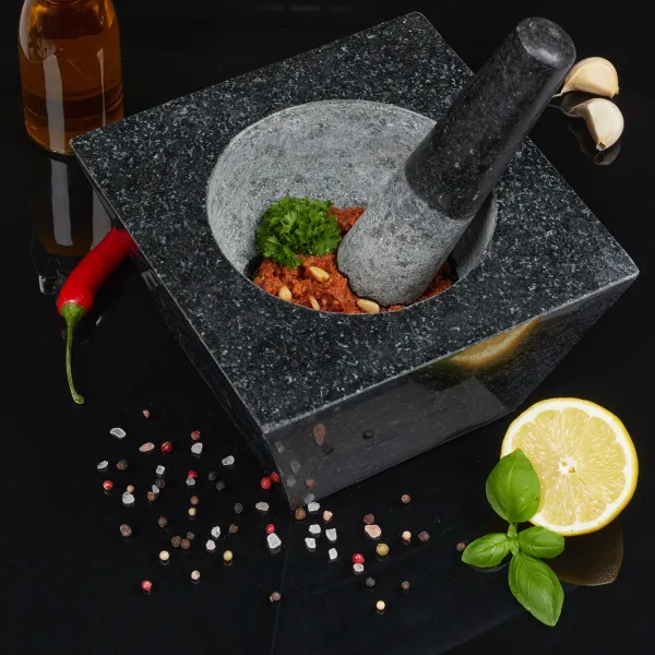 Mažiar s tĺčikom, Granit 19,5 cm, RD9963