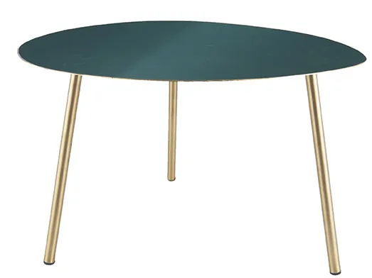 Odkladací stôl Leitmotiv Ovoid Large LM1815, zelený