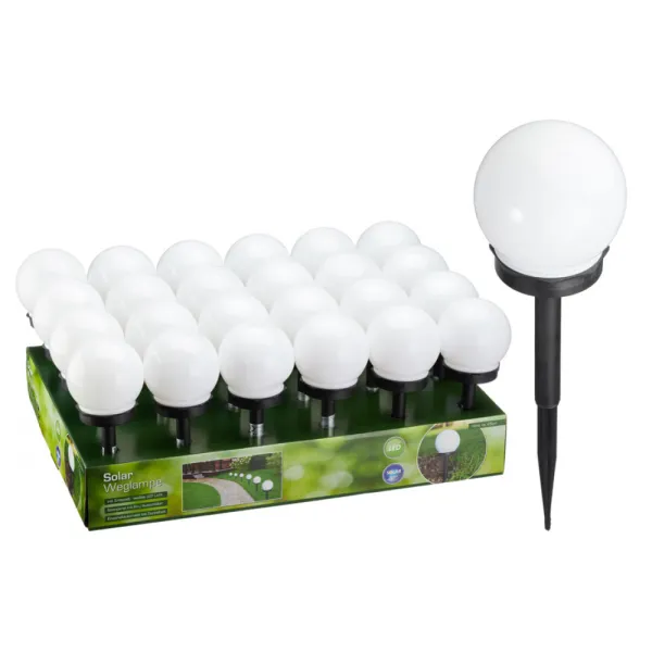 Solárne LED svetlo guľa zent 8482, 25 cm