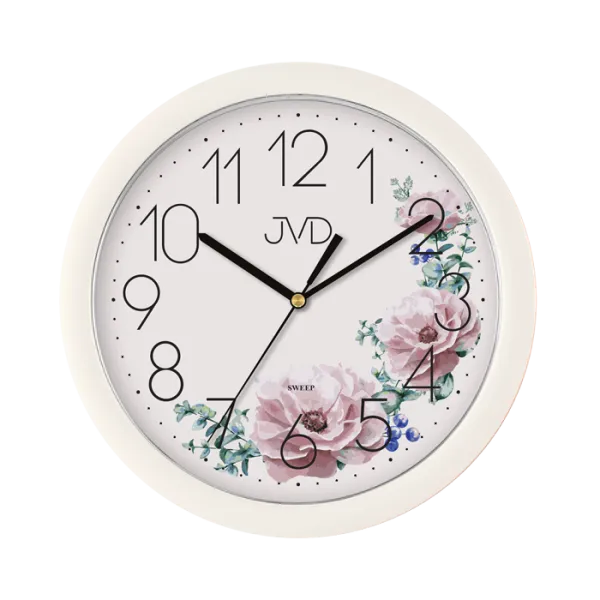 Detské nástenné hodiny JVD HP612.D8 (25 cm) | Tichý plynulý chod