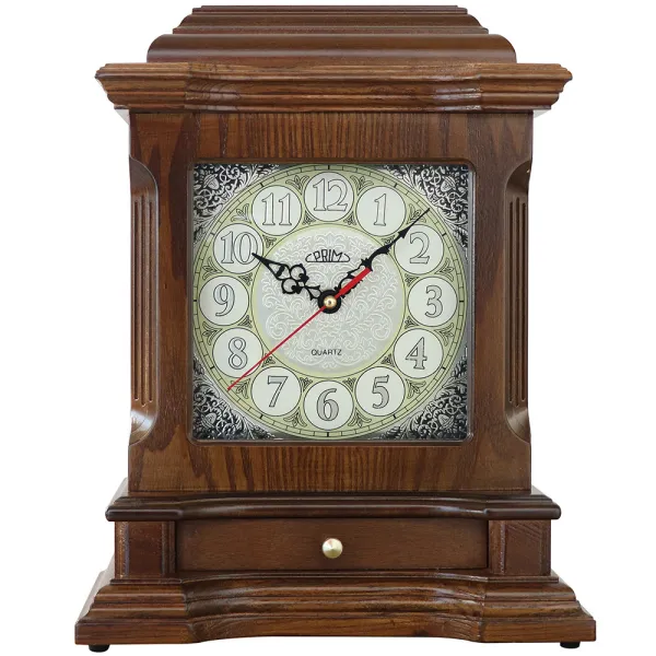 Drevené stolové hodiny PRIM 4240.50 – elegantné drevené hodiny pre váš domov