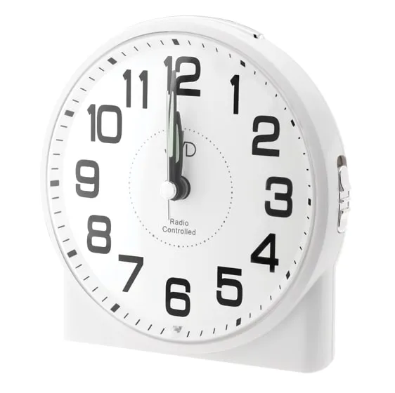 Rádiovo riadený biely budík JVD RB22.1 s opakovaným budením