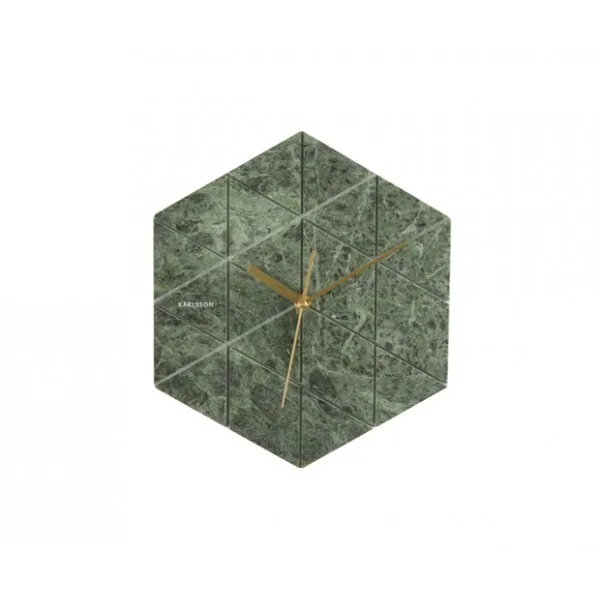 Nástenné hodiny KA5591GR, Karlsson, Marble Hexagon, 29cm